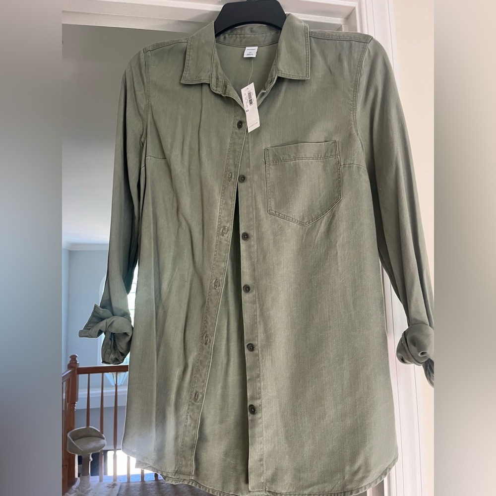 Old Navy Sage Green Casual Shirt